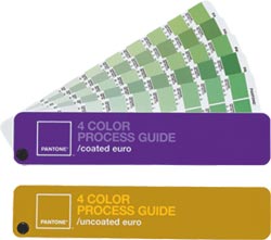 PANTONE 4-color Process Guide Set (Coated/Uncoated) EURO